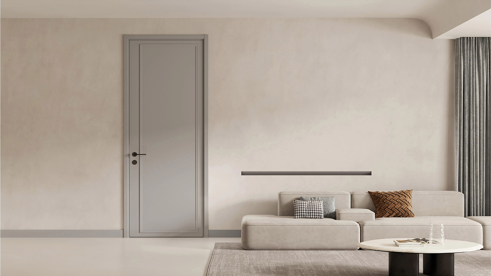 Aluminum-Wood Door