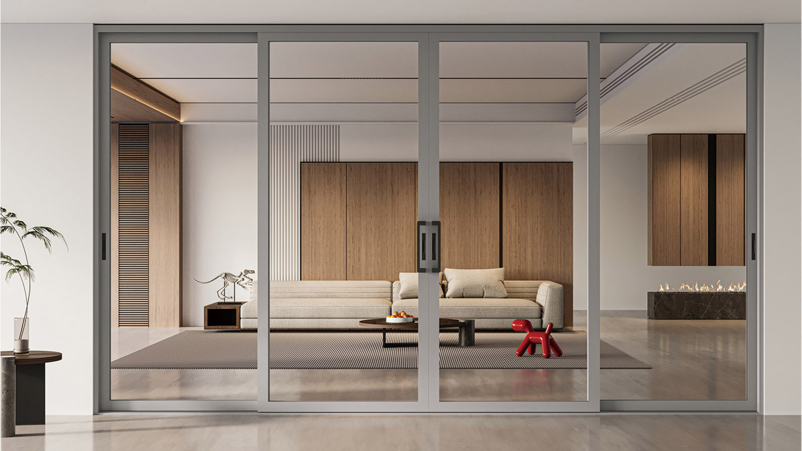 Heavy-Duty Sliding Door
