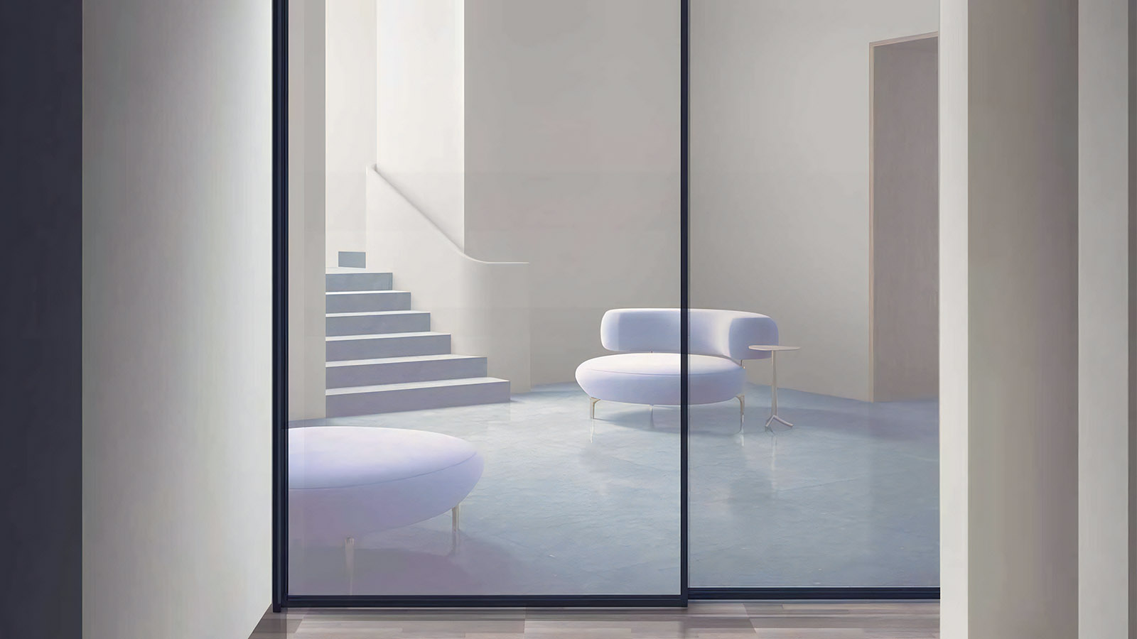Two-Track Sliding Door